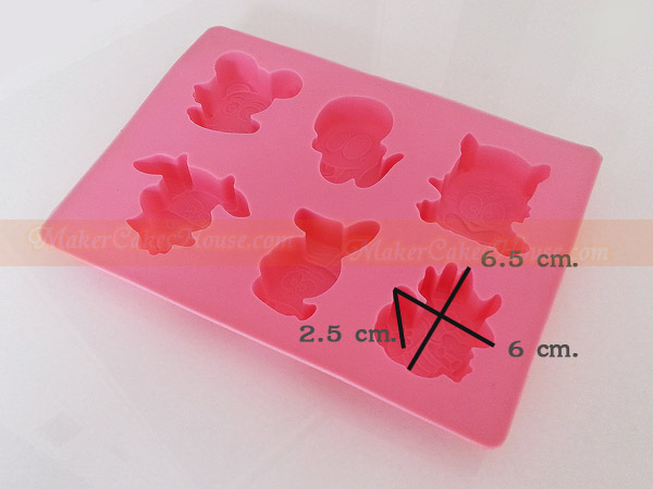 พิมพ์ซิลิโคนการ์ตูนรูปนักษัตร ชุดที่ 1