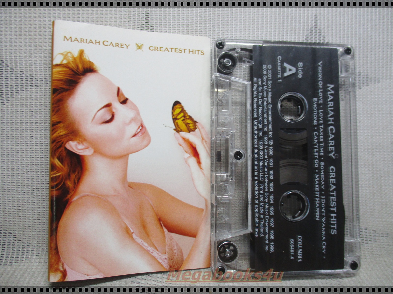ขายเทปเพลงเก่า MARIAH CAREY ;GREATEST HITS