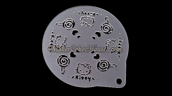 แผ่นอะคริลิคแต่งหน้าเค้กขนาด 1 ปอนด์