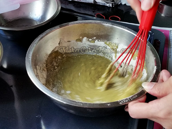 สูตร และวิธีทำคัพเค้กกลิ่นชาเขียว 6