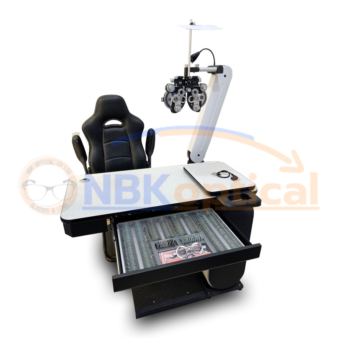 ชุดโต็ะวัดสายตา พร้อมเก้าอี้ปรับระดับไฟฟ้า CP-700