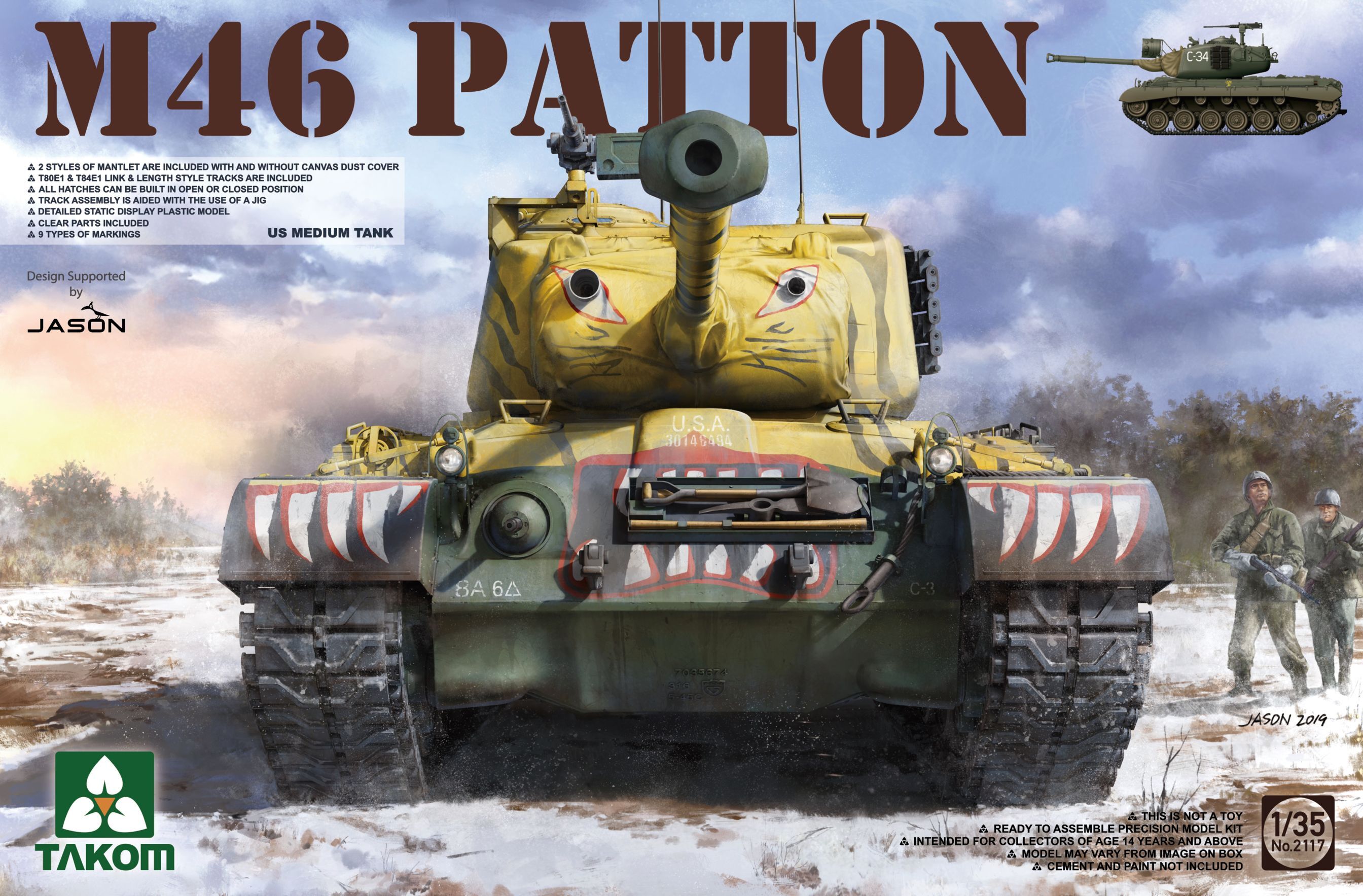 1/35 US MEDIUM TANK M-46 PATTON