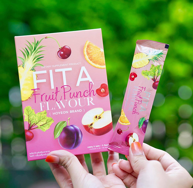 FITA Fruit Punch ไฟต้า โฮยอน ดีท๊อกซ์ กลิ่นฟรุ๊ตพันช์ ราคาถูก ฟรีของแถมทุกรายการ