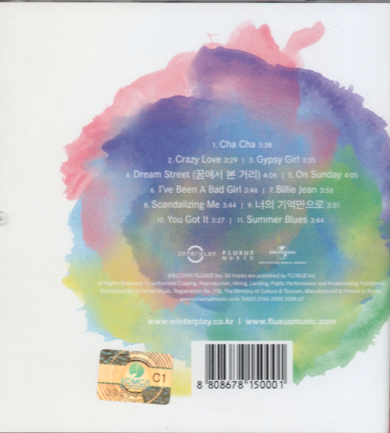 CD,Winterplay - Hot Summertime (2009)(Korea)