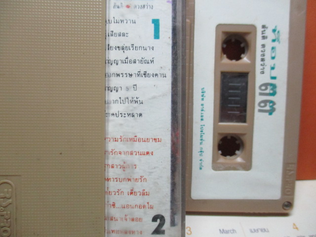 เทปเพลงลูกทุ่ง สันติ ดวงสว่าง ชุดท๊อปฮิต33