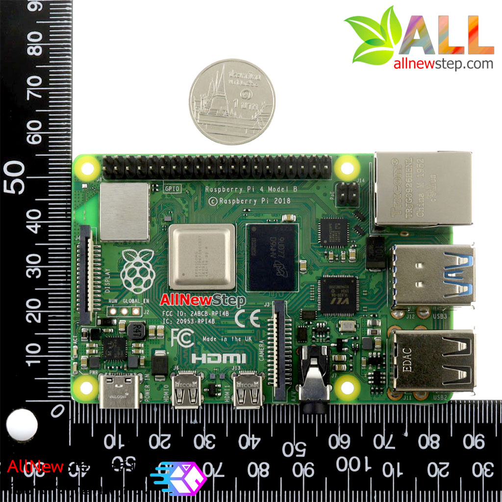Raspberry Pi 4 Model B 4GB บอร์ด Raspberry Pi4 แรม 4GB