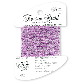 Rainbow Gallery Treasure Braid Petite : Light Violet
