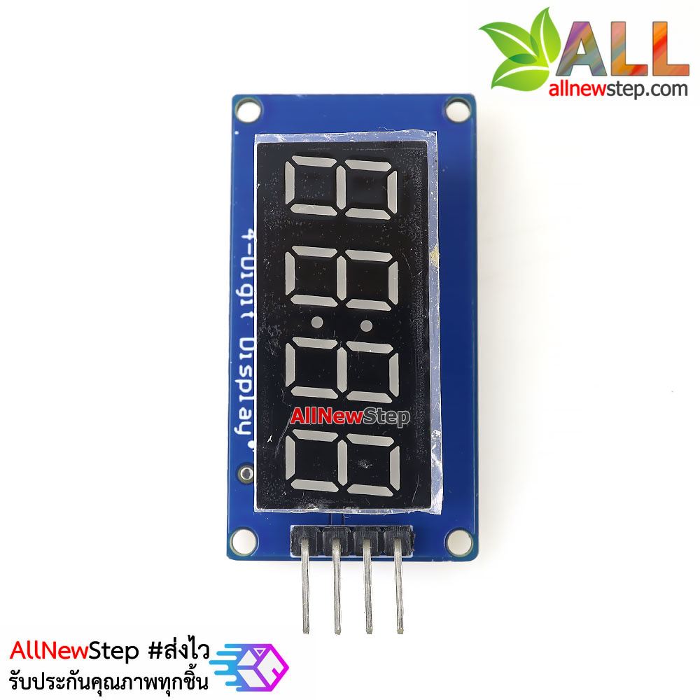 LED Time Clock Module For Arduino 0.36 นิ้ว TM1637 Driver โมดูลแสดงผลแบบนาฬิกา ตัวเลข 4 หลัก จอสีแดง