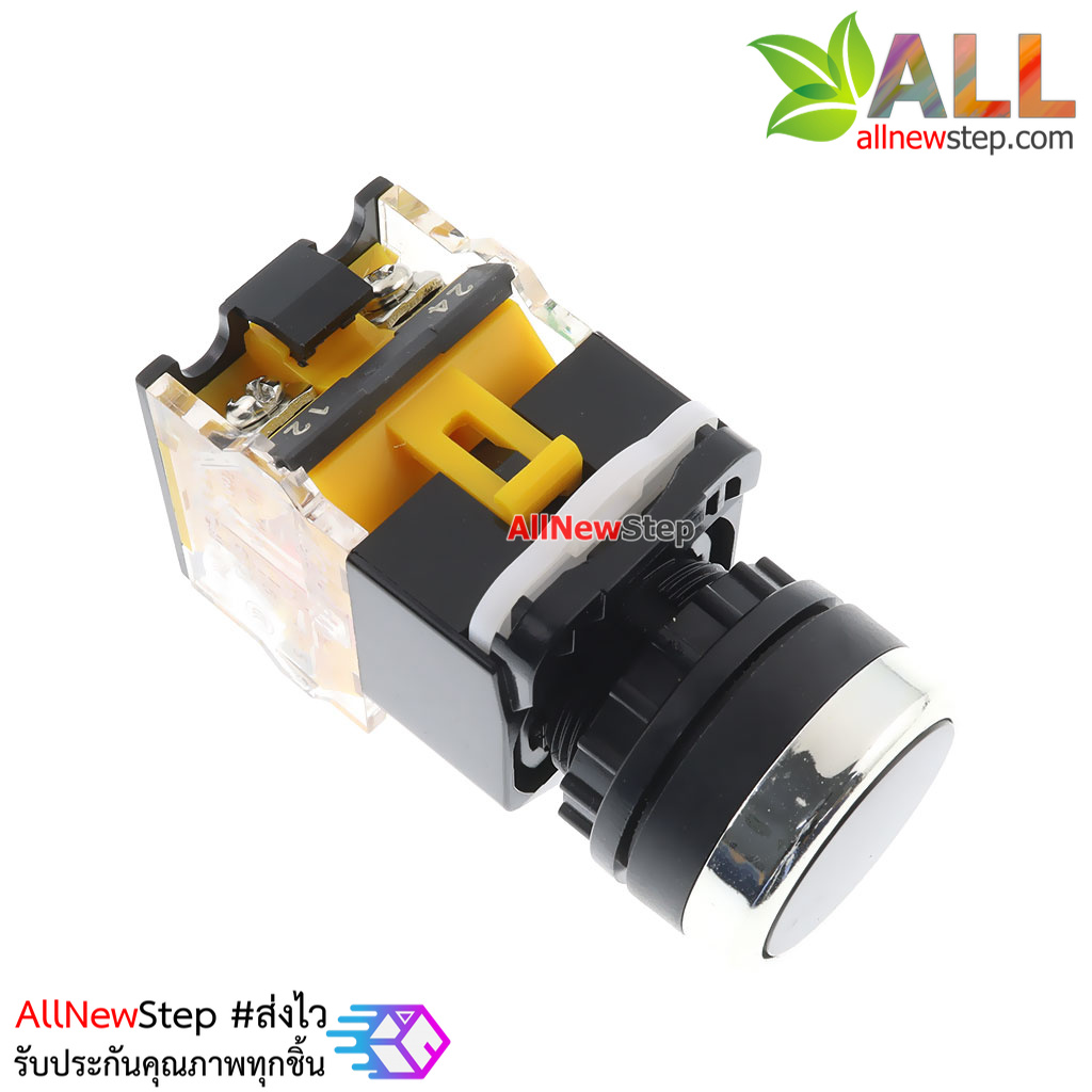 สวิตช์กดติดกดดับ/กดดับกดติด/ล็อกสวิตช์ 220V 10A ปุ่มกดสีดำ
