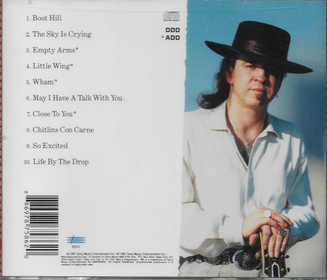CD,Stevie Ray Vaughan And Double Trouble - The Sky Is Crying (1999)(USA)