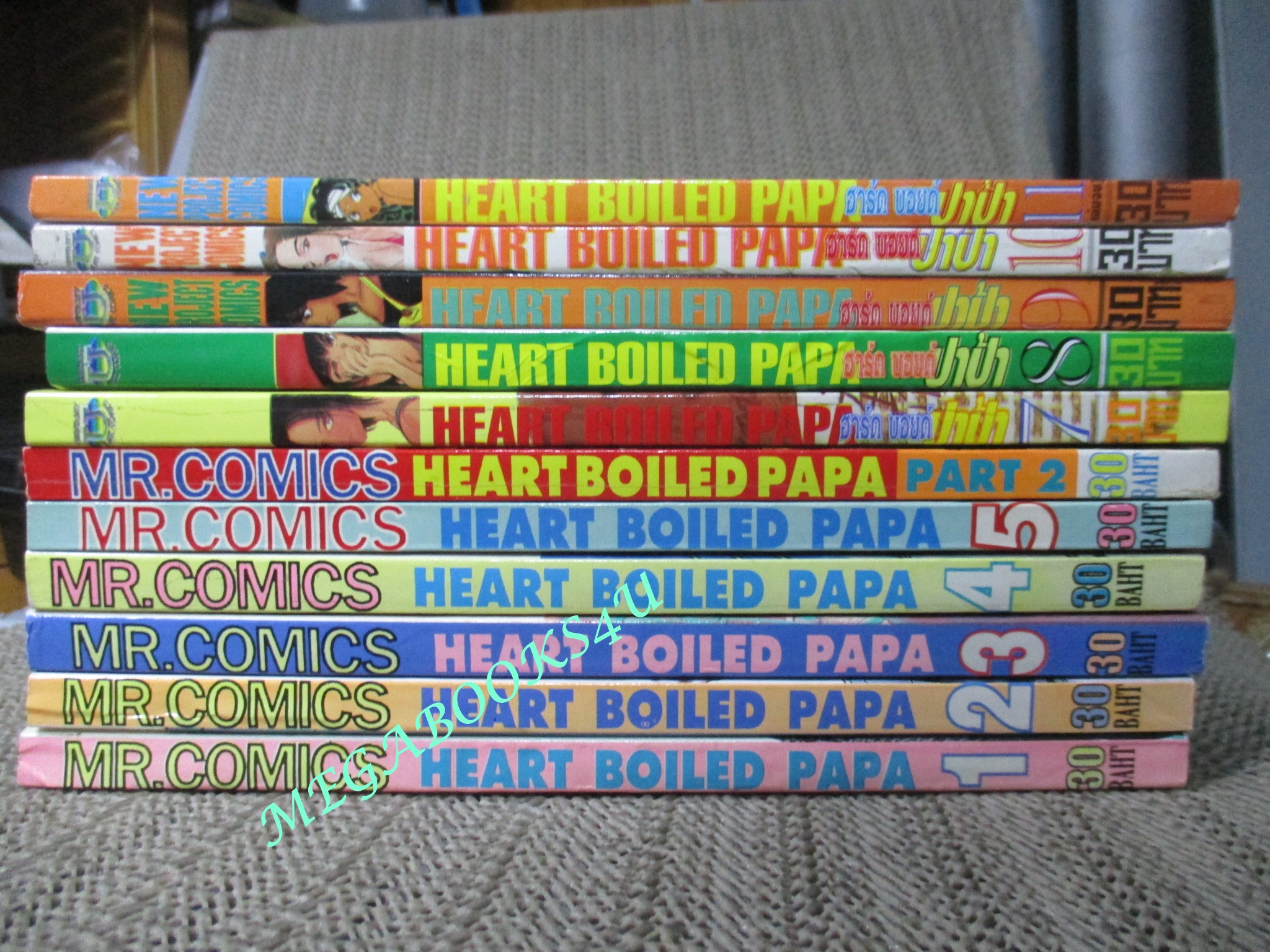 การ์ตูุนบ้าน Heart Boiled Papa ฮาร์ดบอยด์ ปาป้า ป๊ะป๋าขาโจ๋ (เล่ม PART2แทนเล่ม6จบตอนต่อกับเล่ม7)