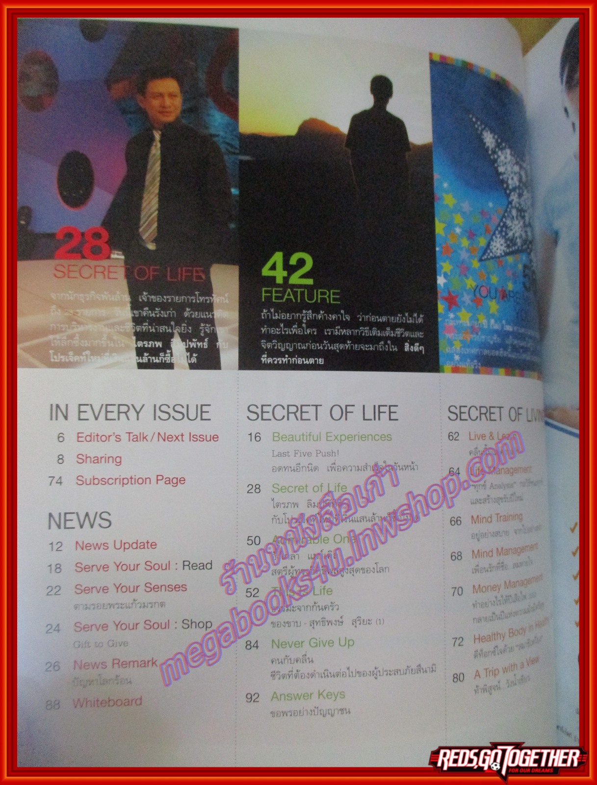 นิตยสารซีเคร็ต นิตยสารSECRET ฉบับที่036 ธันวาคม 2552 ปก ไตรภพ ลิมปพัทธ์