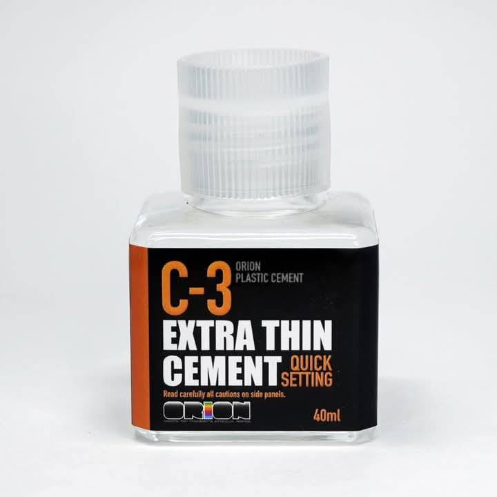 ORION C-03 Extra Thin Cement Quick Setting กาวประสานแห้งเร็ว ขนาด 40ml