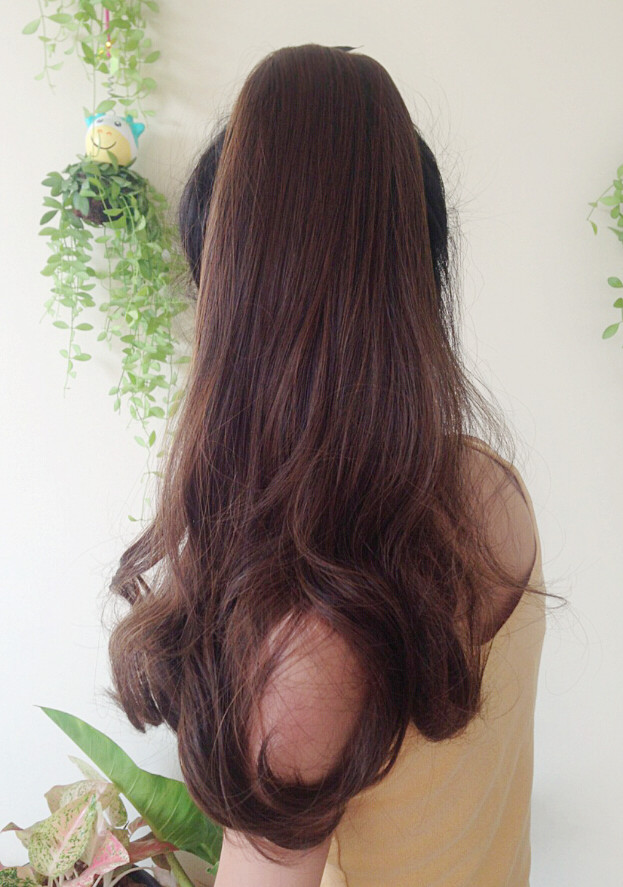 K311 หางม้าลอนคลาย เเบบผูก ทรงผมสวยดูเป็นธรรมชาติคะ