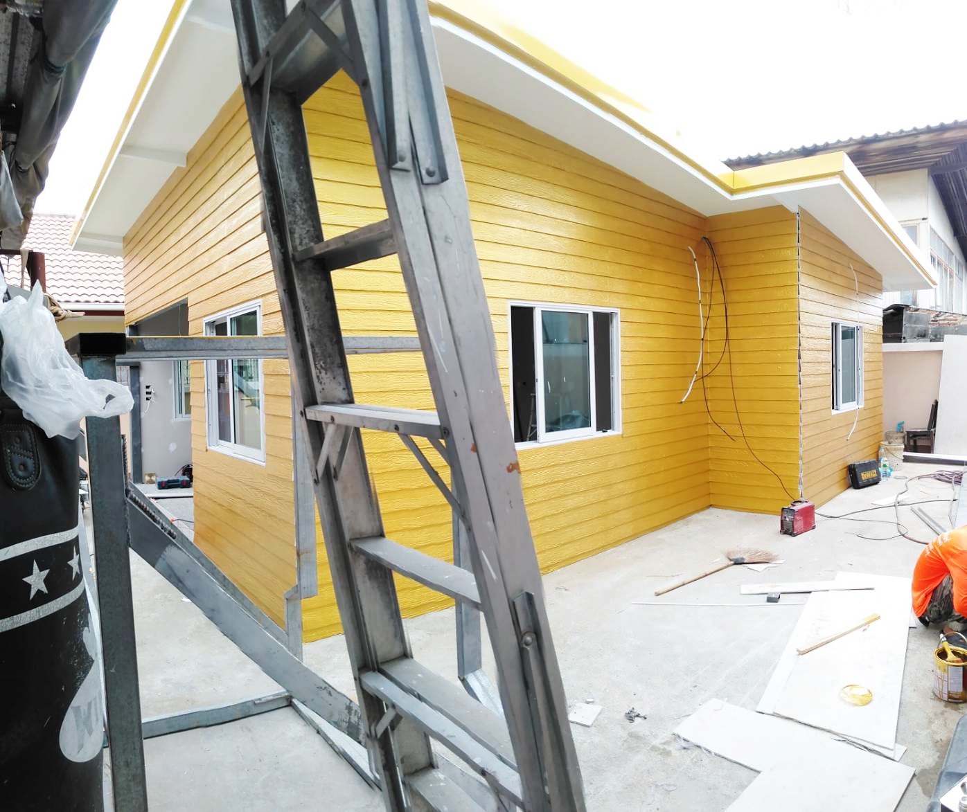 บ้านน็อคดาวน์ โครงสร้างเหล็ก ขนาด 6*7 เมตร ราคา 380,000 บาท