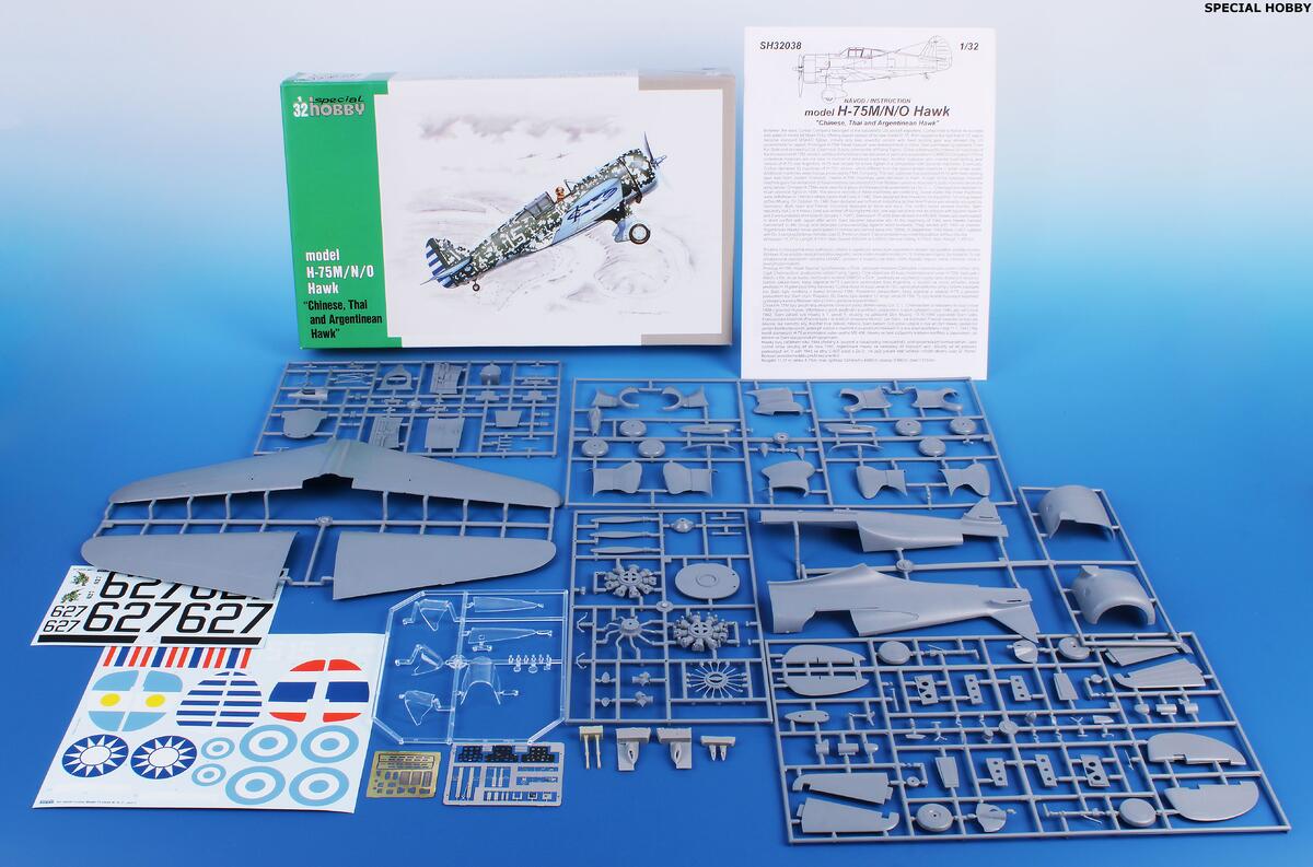 1/32 H-75/M/N/O Hawk "Chinese , THAI , Argentinea"