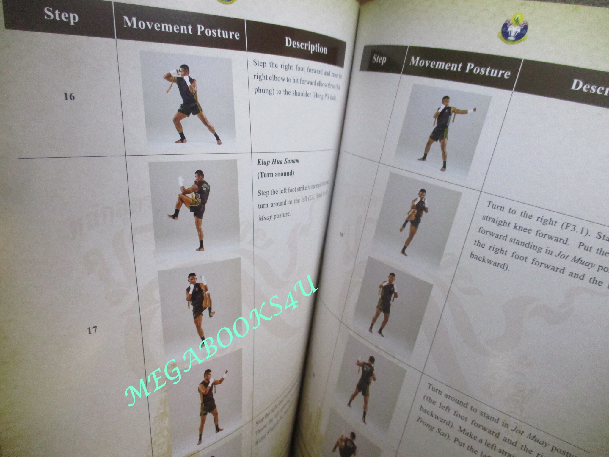 หนังสือ แม่ไม้มวยไทย หลักสูตรมวย 9 ขั้น MUAYTHAI 9 LEVELS