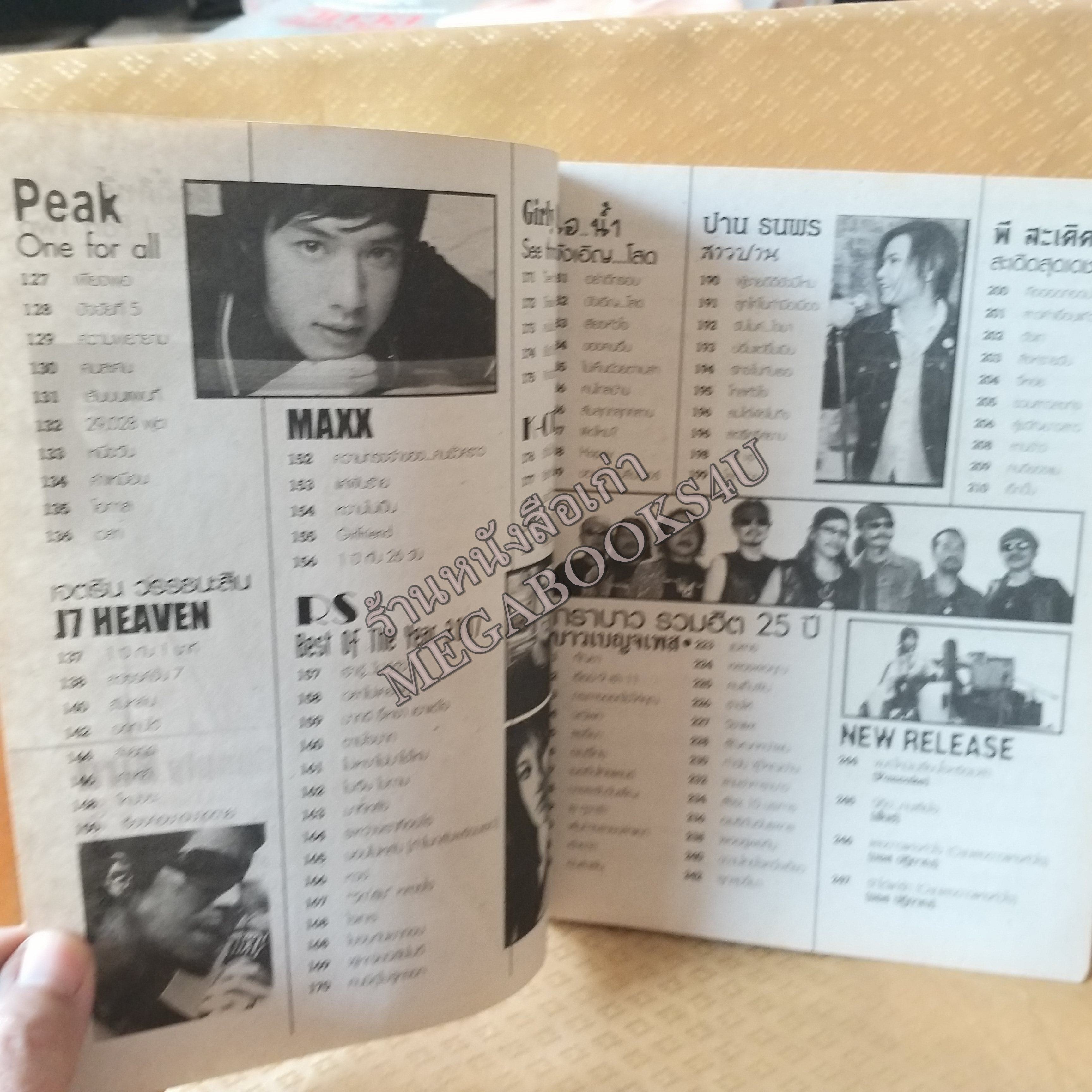 Hits Project No.15 ปี25XX หนังสือเพลงพร้อมคอร์ดกีตาร์