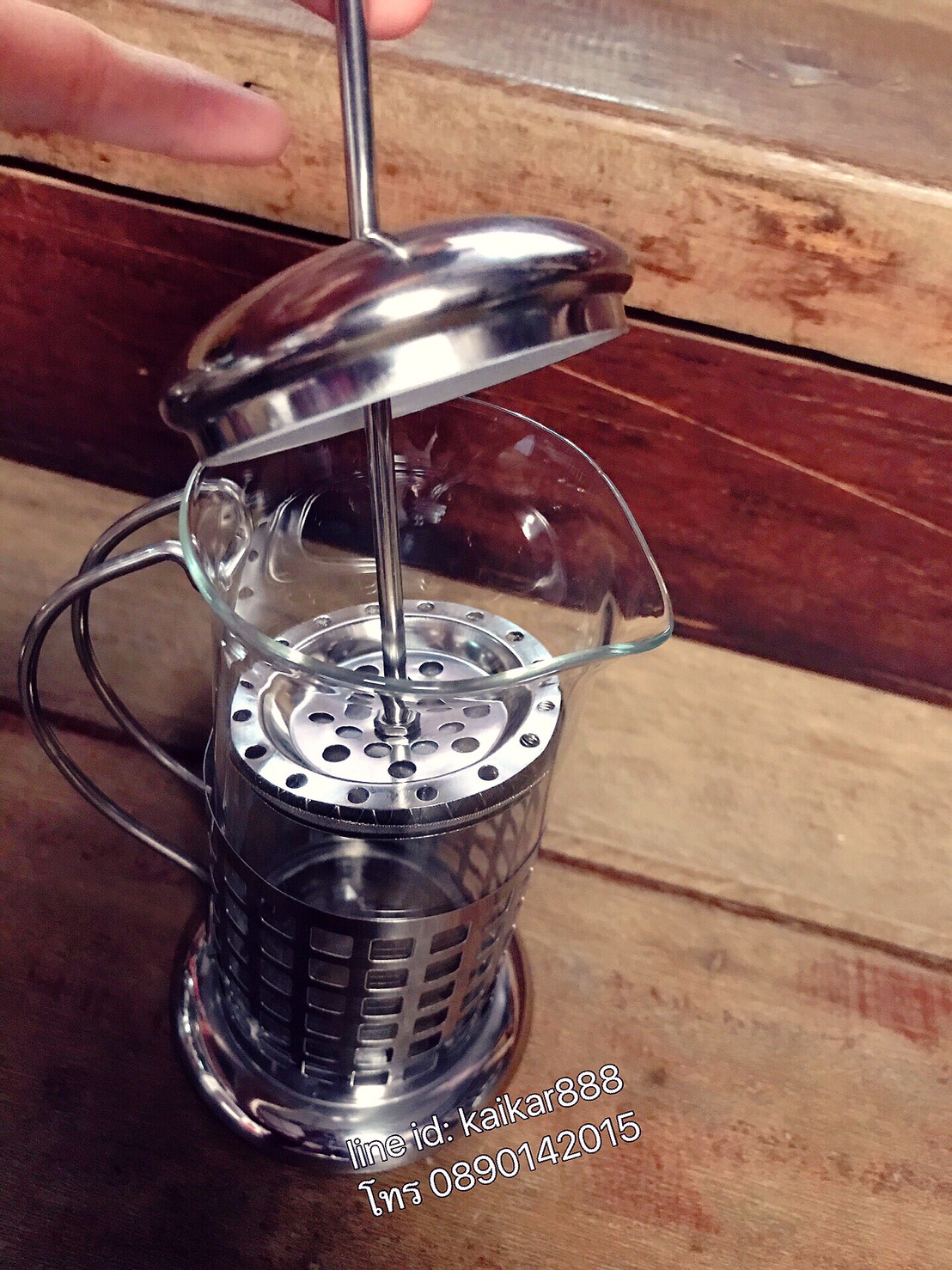 แก้วชงกาแฟ หรือ แก้วชงชา French Press 600ml.