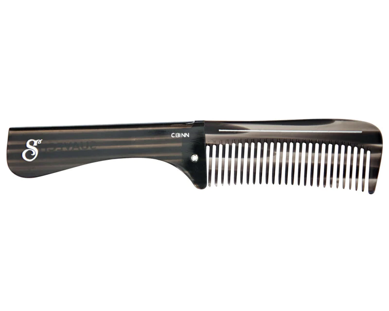 หวีพับ Suavecito Deluxe Folding Handle Comb - 8"