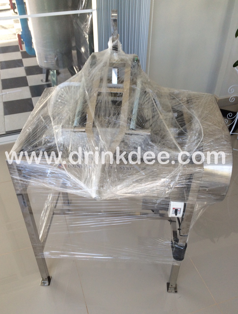 เครื่องล้างถังภายนอก 1 หัว (ขนแปรง)
