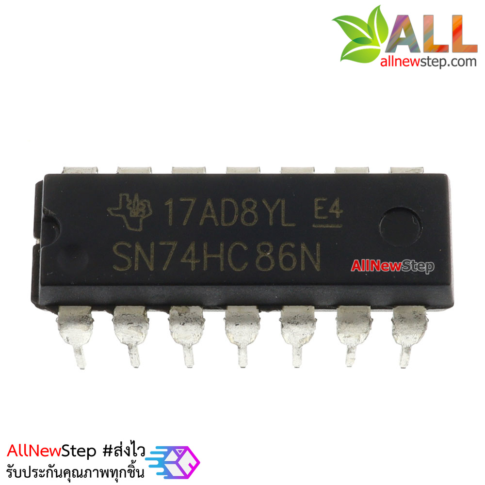 IC 74HC86N Quad 2 input EXCLUSIVE OR gate ไอซีเบอร์ 74HC86N