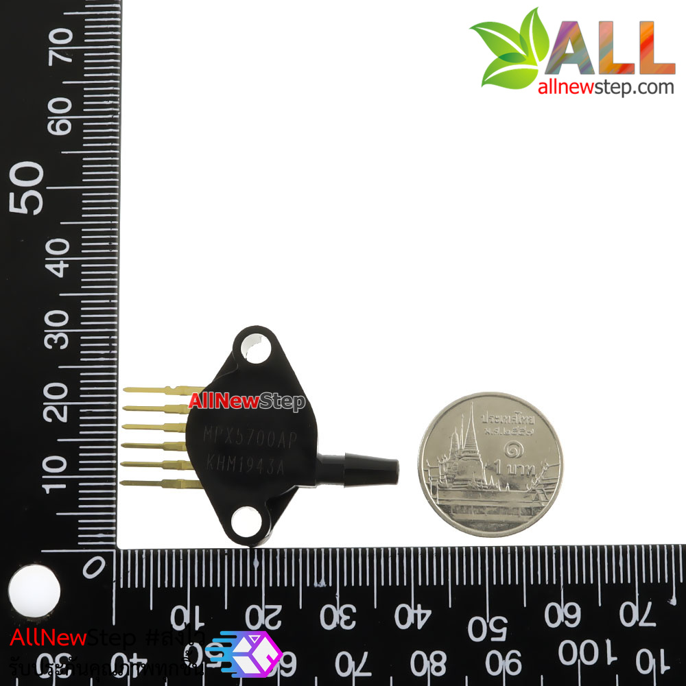 MPX5700AP Single Port Gauge Pressure Sensor เซนเซอร์วัดความดัน 15-700 kPa หรือ 2.18 - 101.5 psi