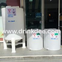 ถังบรรจุน้ำ - สารเคมี (ยี่ห้อ ดอกบัว) 100 ลิตร