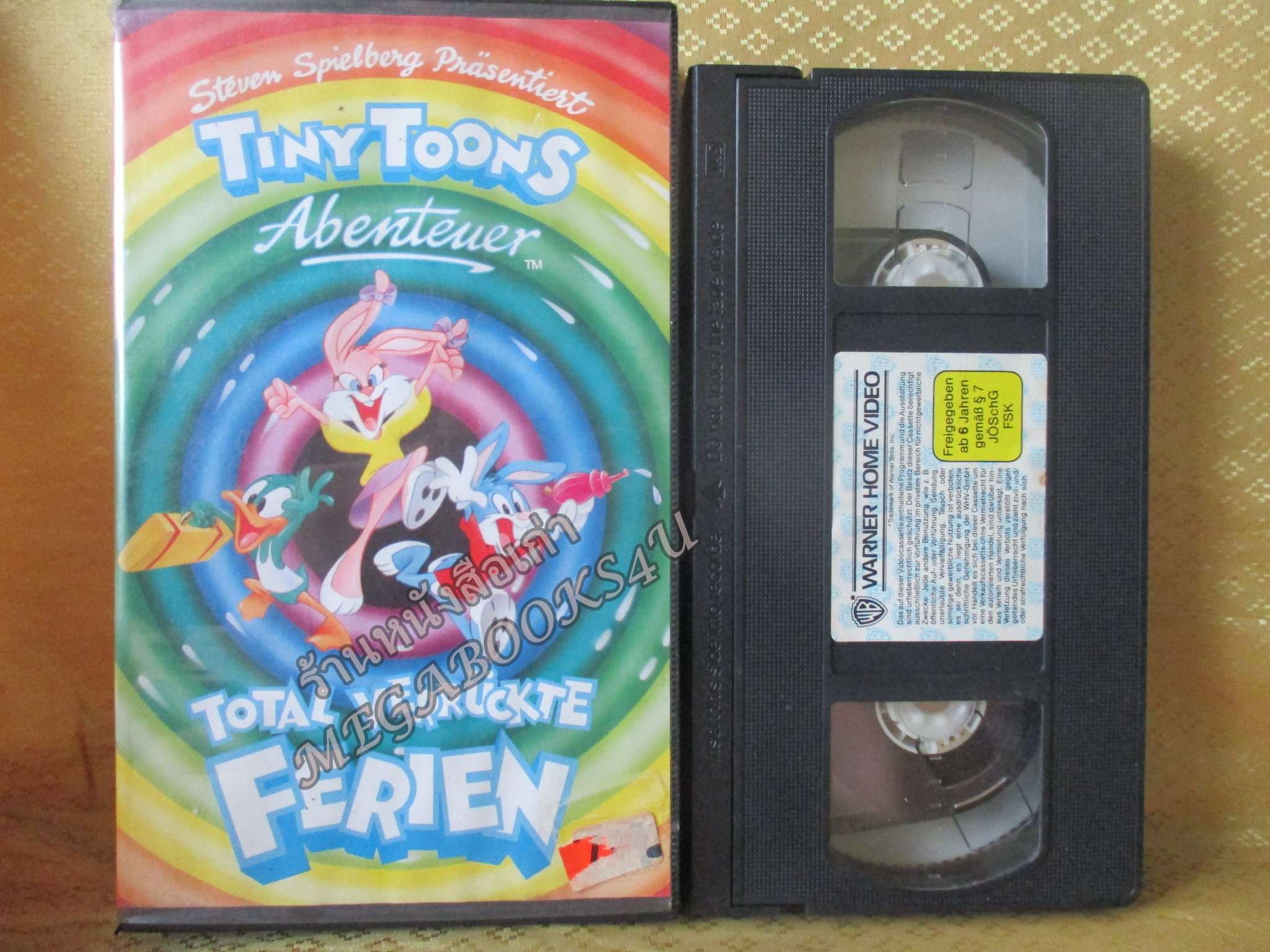 วีดีโอเทป Video Tape ไทนี่ทูน ผจญภัย TINY TOONS (ภาษาต่างประเทศ)