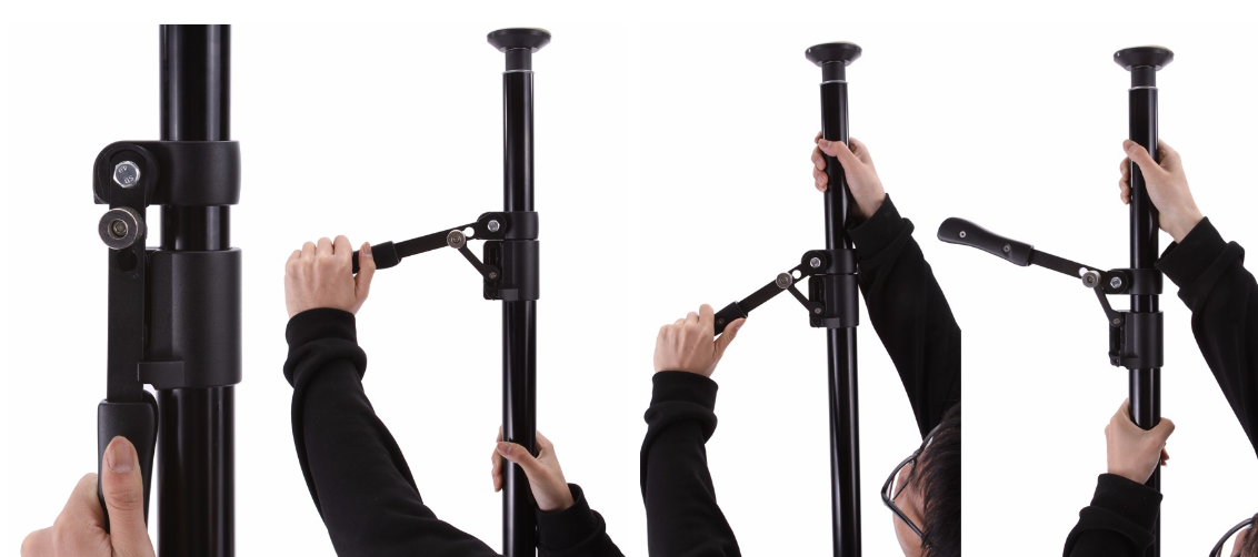 220-380cm Selens Auto Pole Background Support Set Studio