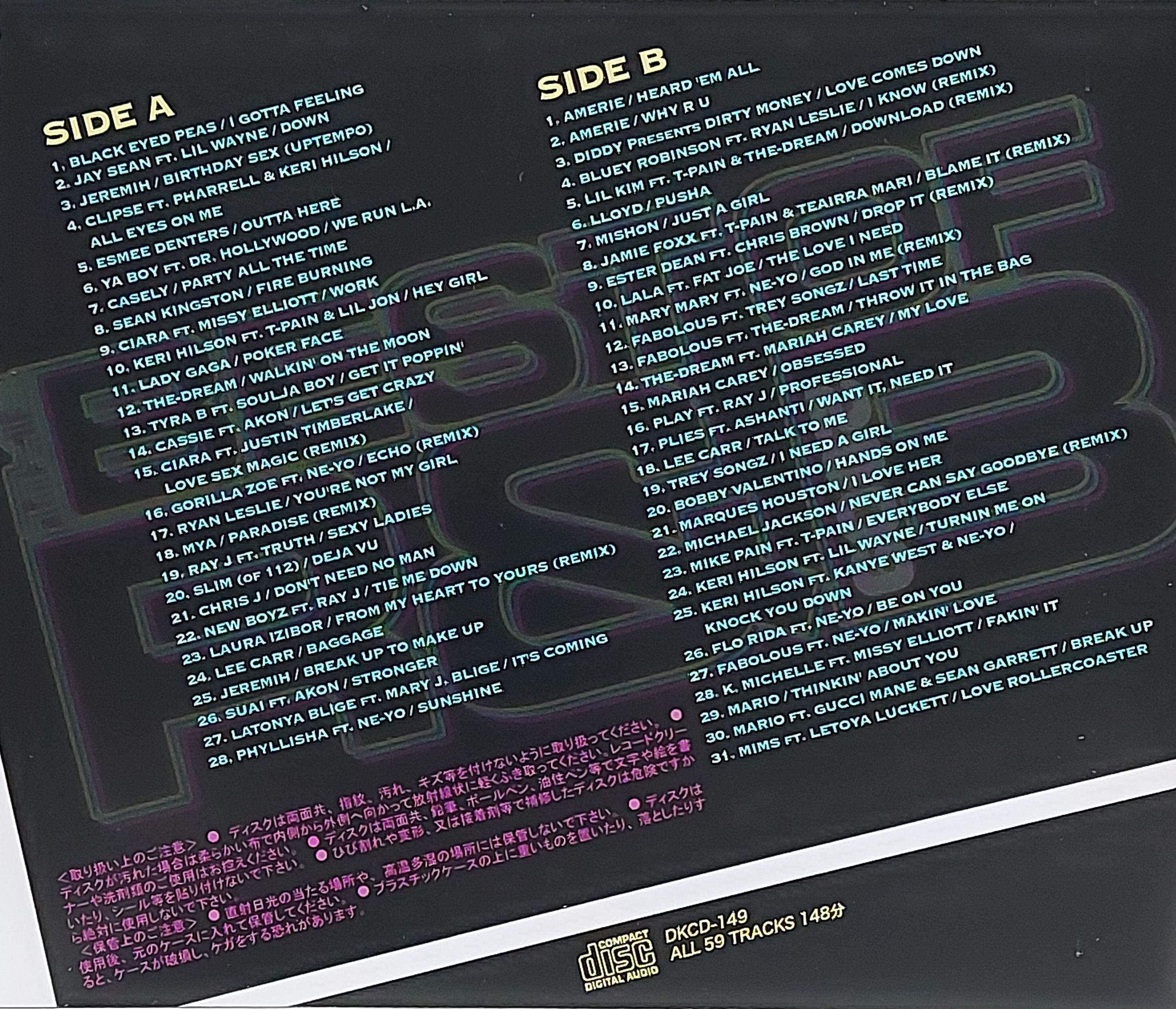 Used CD,The Best of R&B Mix By DJ Dask (A)(2CD)(Various Artists)(2009)(Japan)