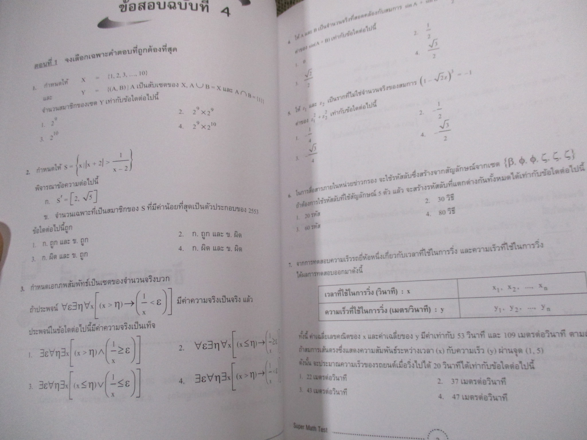 SYNTAX สุดยอดข้อสอบคณิตศาสตร์ดี ๆ ที่ต้องทำก่อนเดินเข้าห้องสอบ / ด้านในสะอาด ไม่มีรอยขีดเขียน