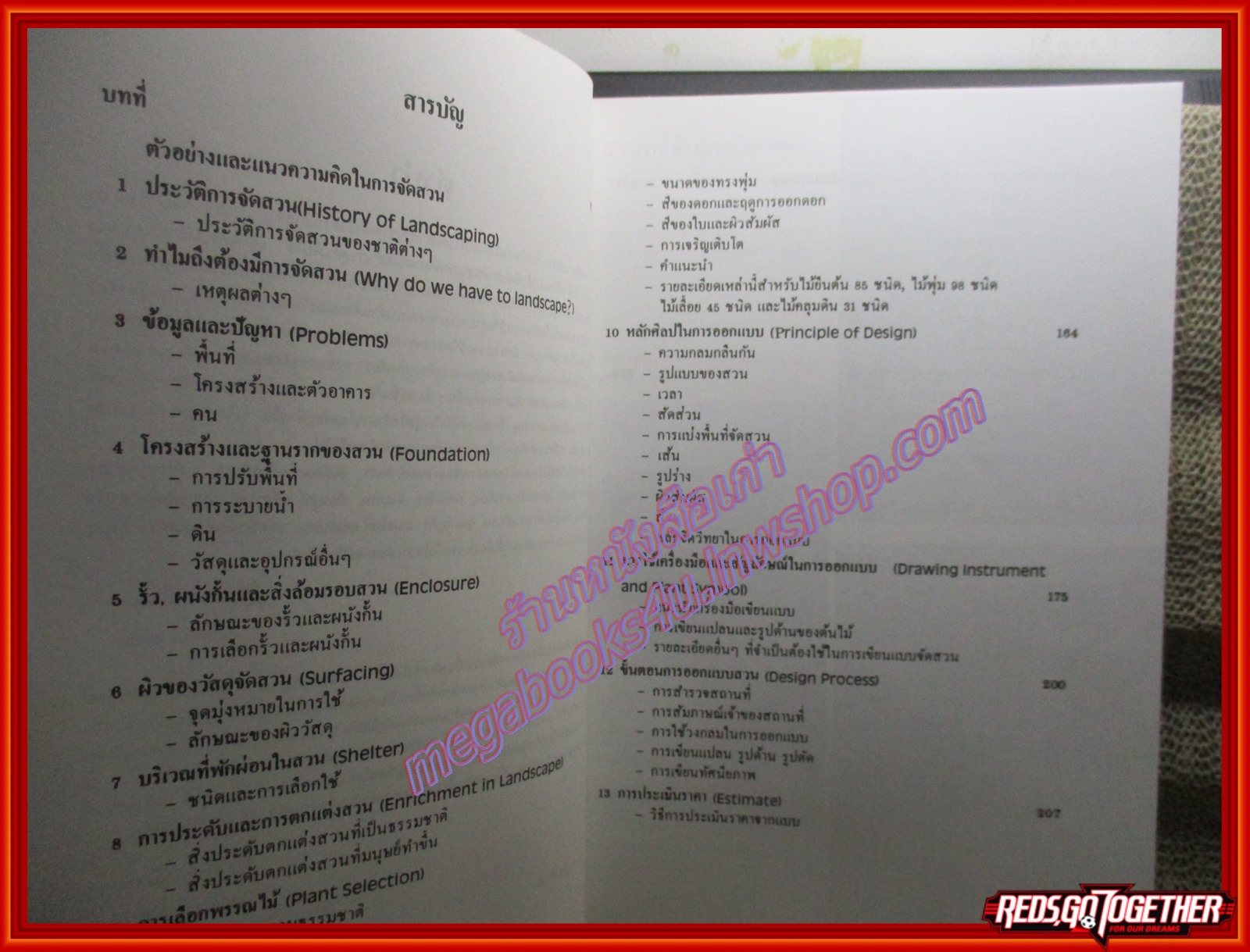 หนังสือแต่งบ้าน จัดสวน หลักการจัดสวนเบื้องต้น LANDSCAPE DESIGN โดย เอื้อมพร วีสมหมาย ปี2527