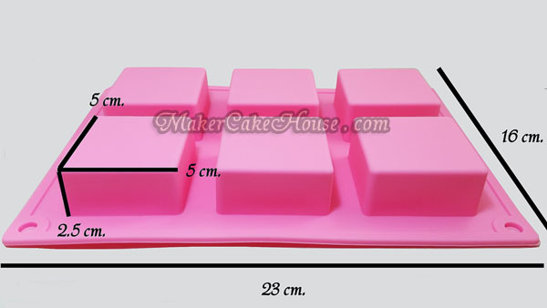 พิมพ์ซิลิโคนสี่เหลี่ยมจัตุรัส