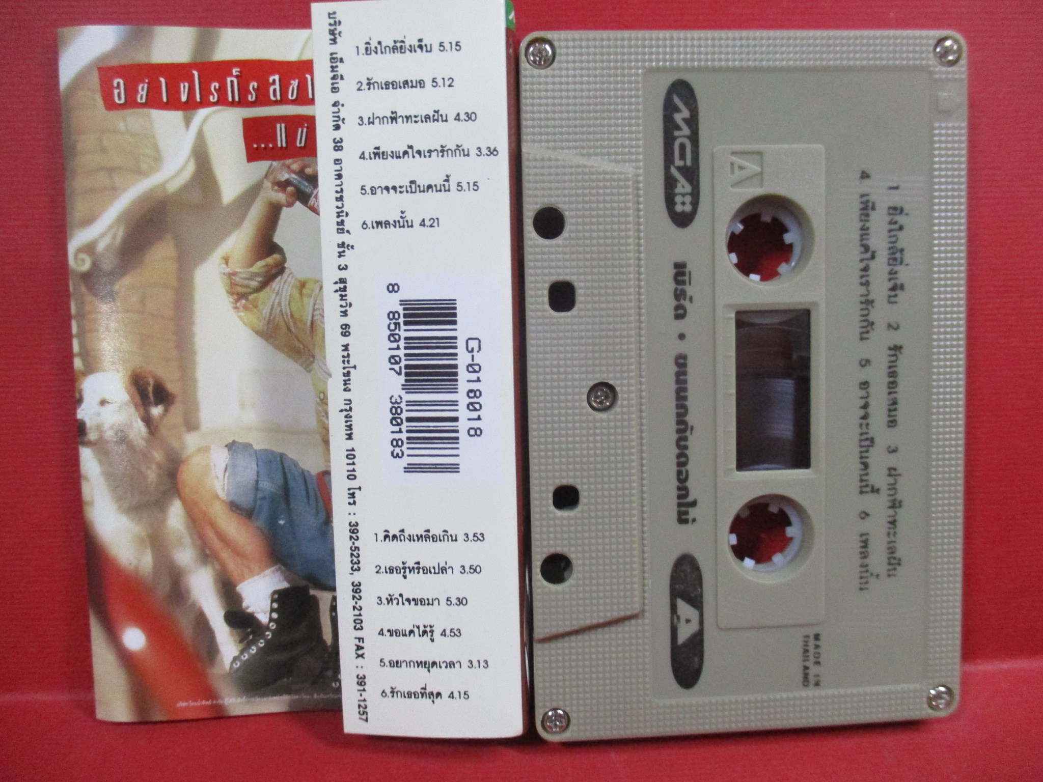 เทปเพลงไทยสากล เบิร์ด ธงไชย แมคอินไตย์ อัลบั้ม ขนนกกับดอกไม้