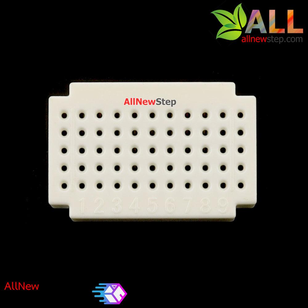 Breadboard แบบ Block ขนาดเล็ก 55 จุด สีขาว