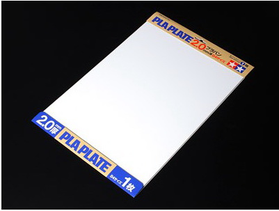 PLA-PLATE 2.0MM Size B4 (364x257mm.) 1Pcs.