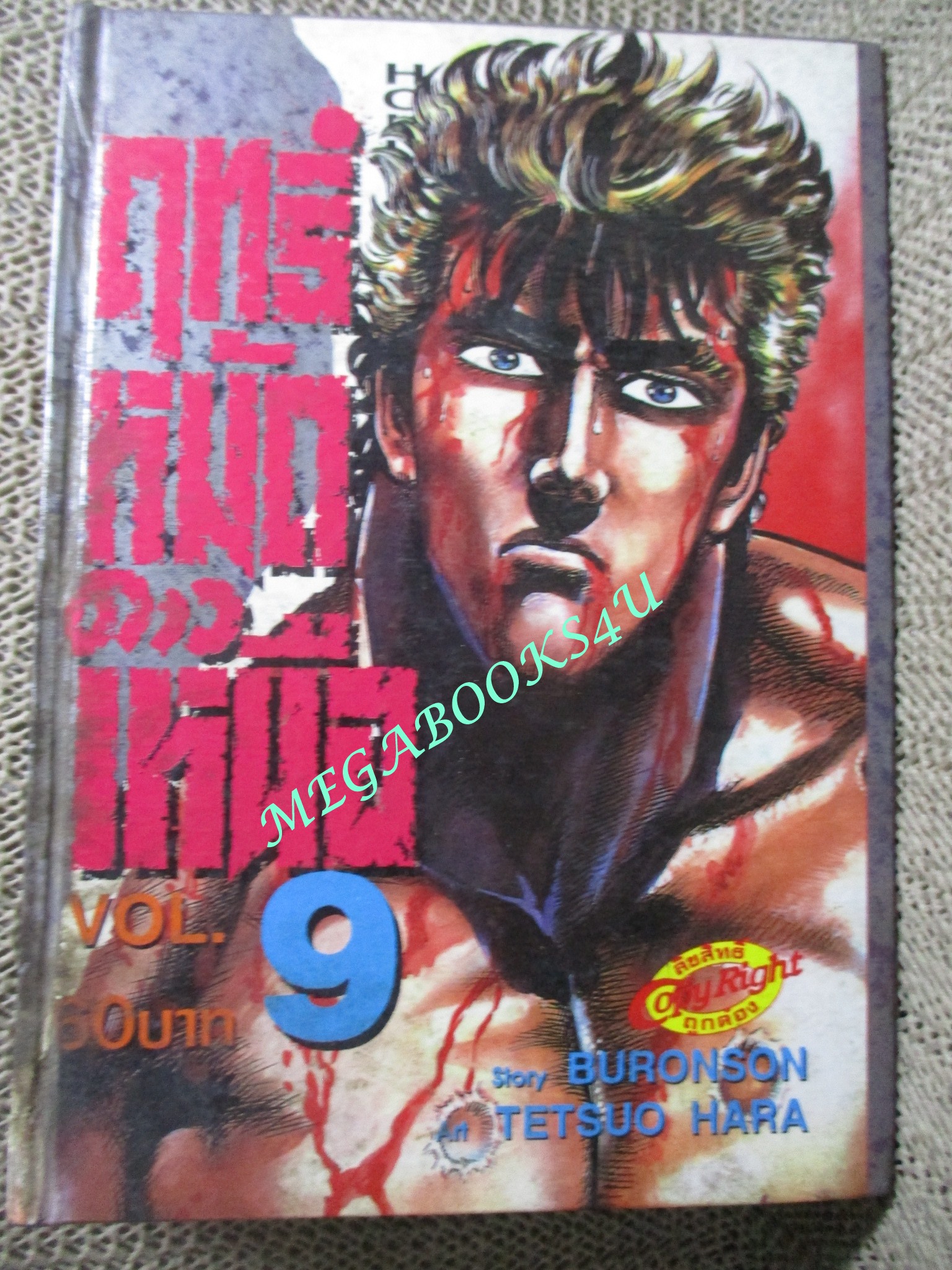 การ์ตูนบ้าน ฤทธิ์หมัดดาวเหนือ เล่ม09 ปกแข็ง สนพ.วิบูลย์กิจ