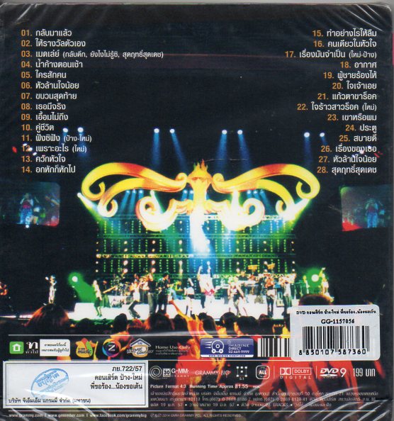 DVD Concert,ป้าง-ใหม่ พี่ขอร้อง น้องขอเต้น