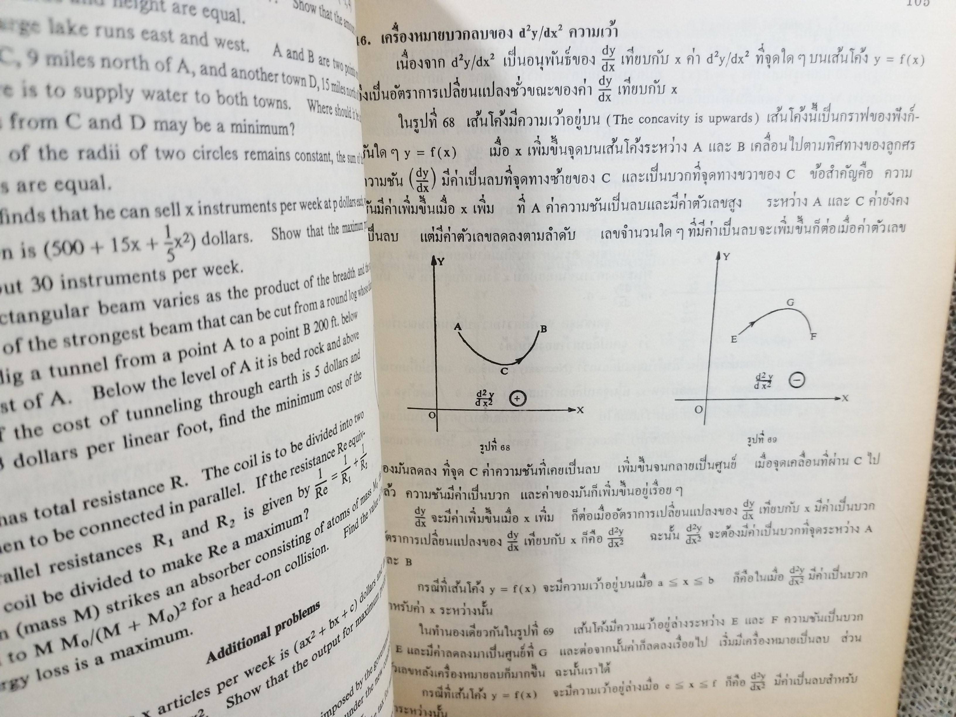 แคลคูลัสและเรขาคณิตวิเคราะห์ ตอน1 / ม.ร.ว.พรรคพงศ์สนิท สนิทวงศ์ คณะวิทยาศาสตร์จุฬาลงกรณ์มหาวิทยาลัย