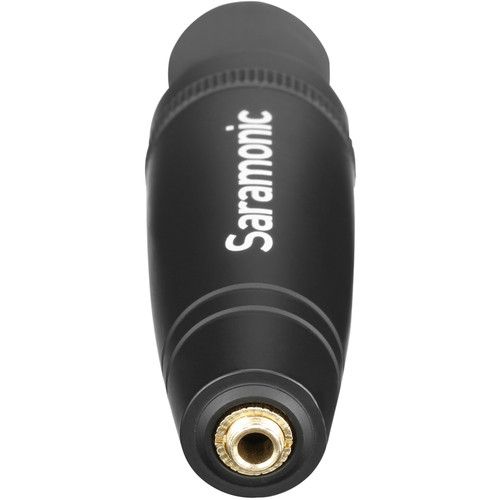 Saramonic C-XLR+ 3.5mm TRS Female to XLR Male Adapter with Phantom Power Converter