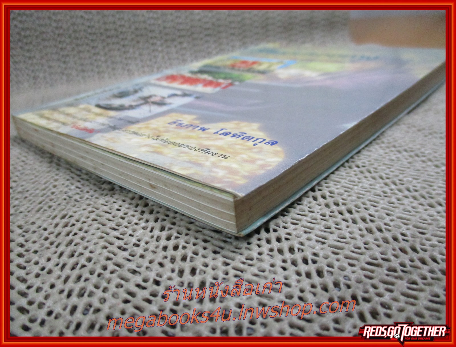 สีสันบนรอยทาง / ธีรภาพ โลหิตกุล / สนพ.ดอกหญ้า /รูปเล่มดี สันกระดาษเปื้อนฝุ่นเล็กน้อย กระดาษออกเหลือง