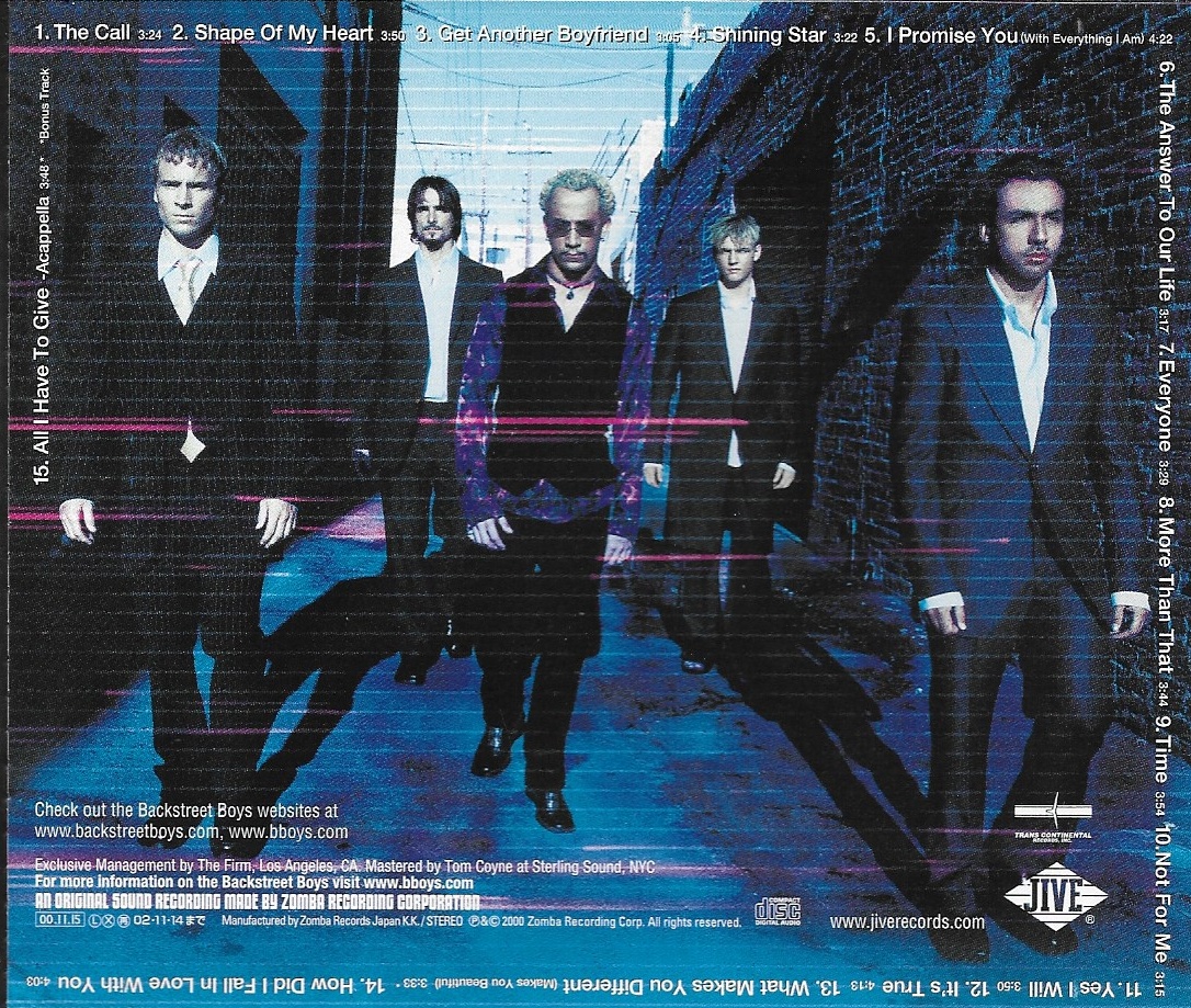 Used CD,Backstreet Boys - Black & Blue (A+)(2000)(Japan)