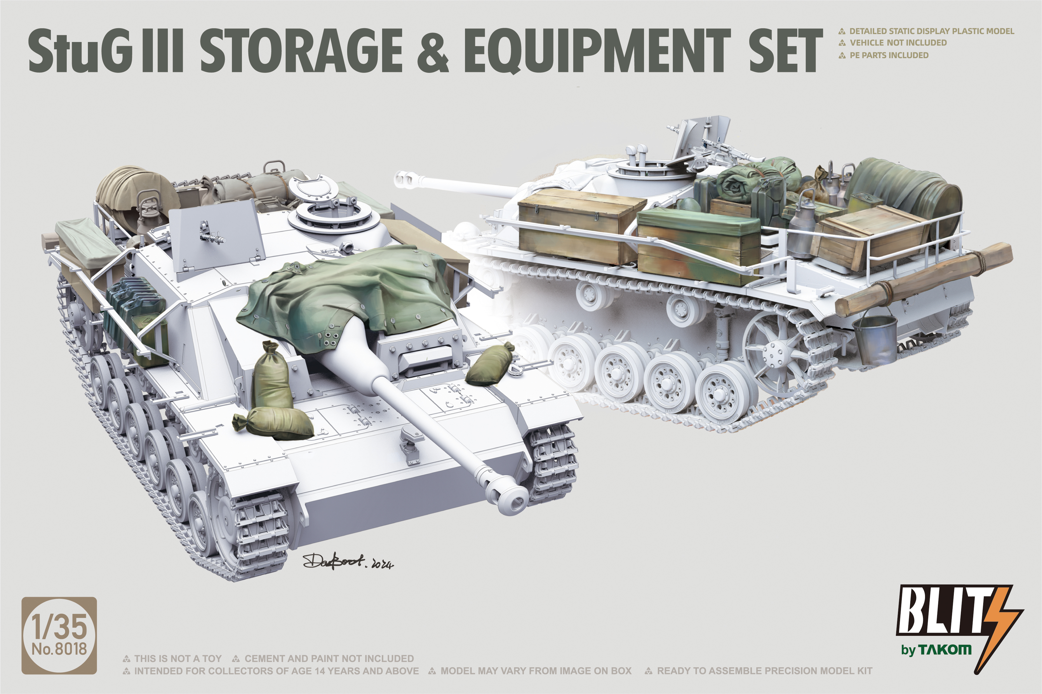 1/35 StuG III STORAGE & EQUIPMENT SET