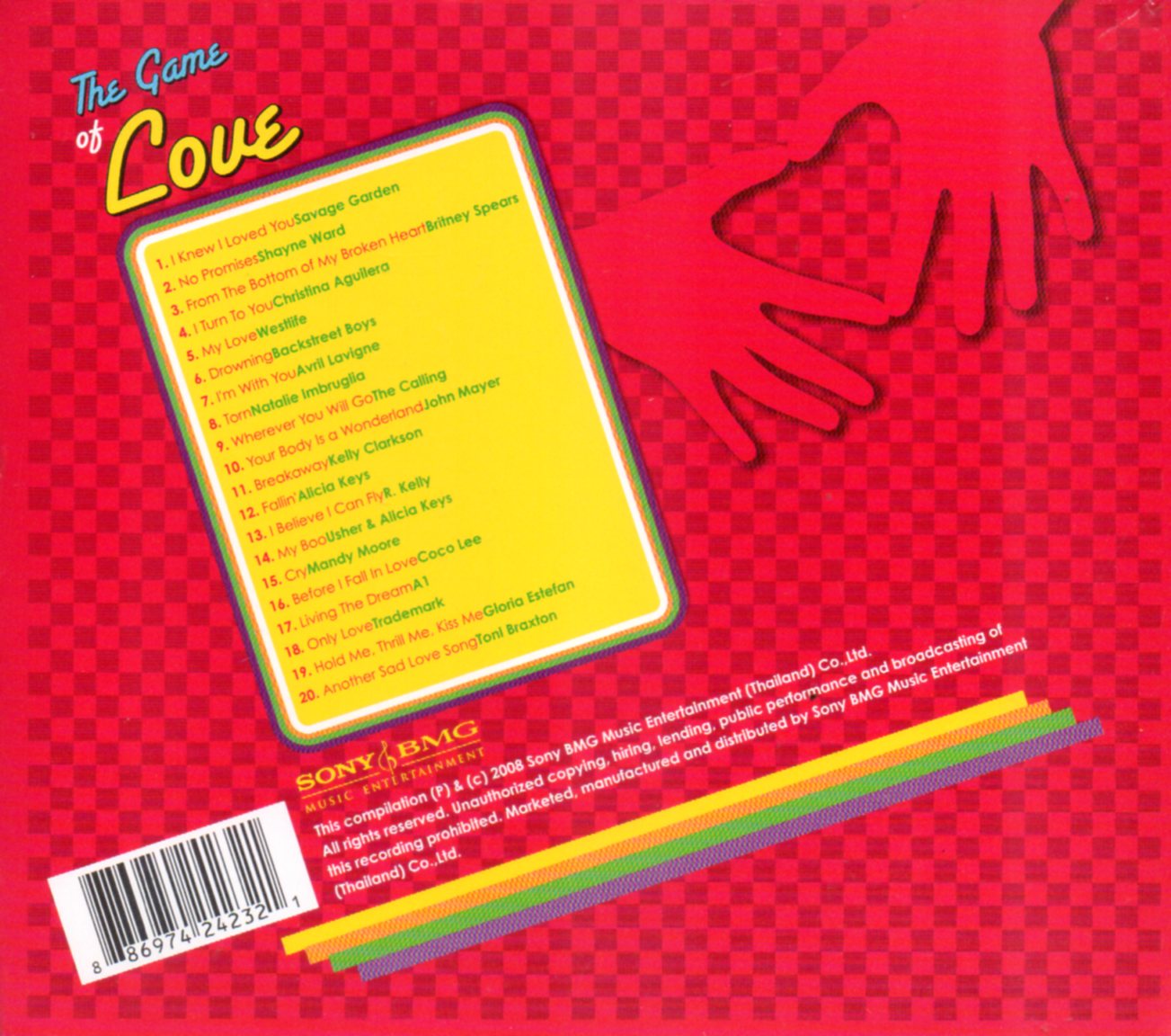 CD,The Game Of Love (Various Artists)(2008)(Thai)