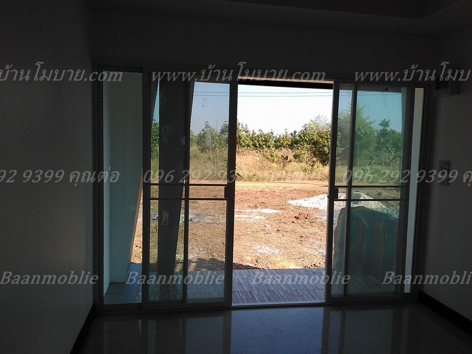 บ้านโมเดิร์นขนาด 8*7.5 ระเบียง 1.5*5 เมตร (3ห้องนอน 2ห้องน้ำ 1ห้องนั่งเล่น 1ห้องครัว)