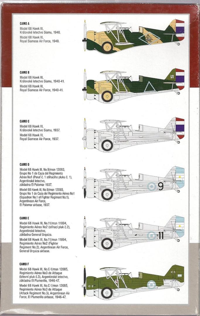 1/72 Curtiss Model 68 Hawk III