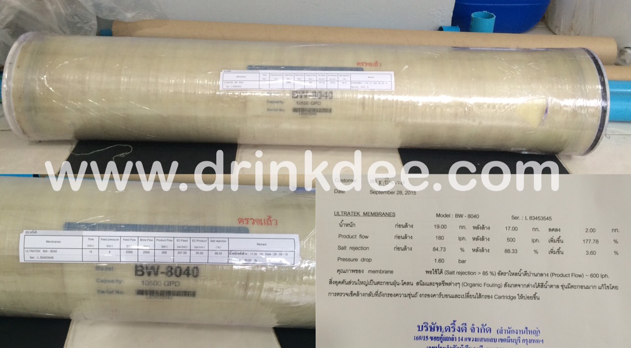 บริการล้างไส้เมมเบรน อุตสาหกรรม