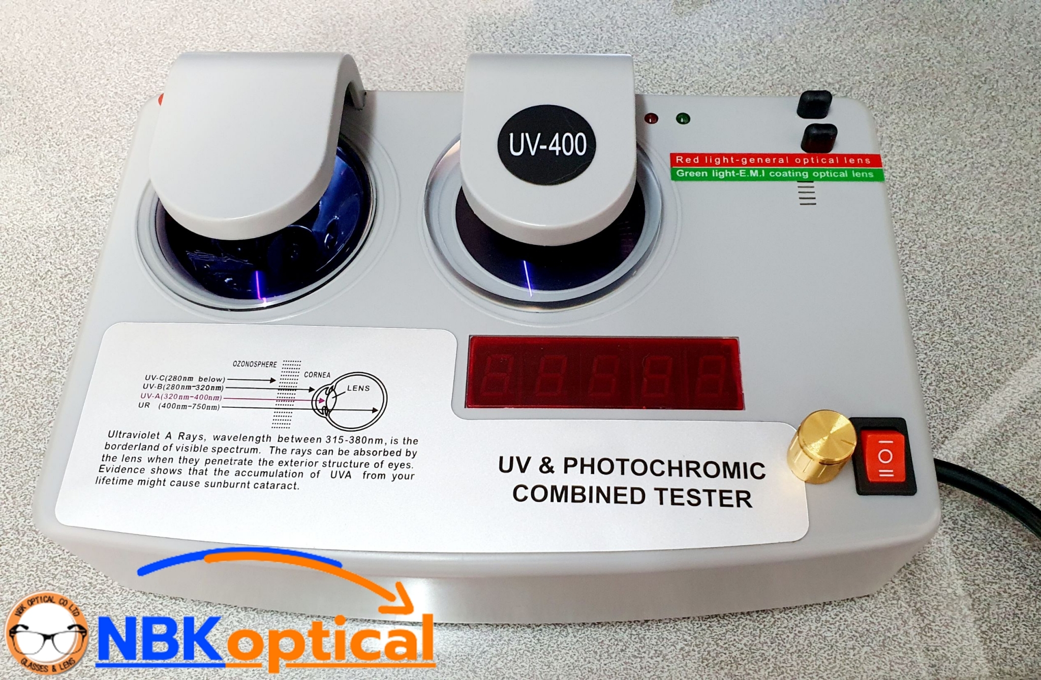 เครื่องเช็คเลนส์ ปรับแสง ยูวี EMI 3in1