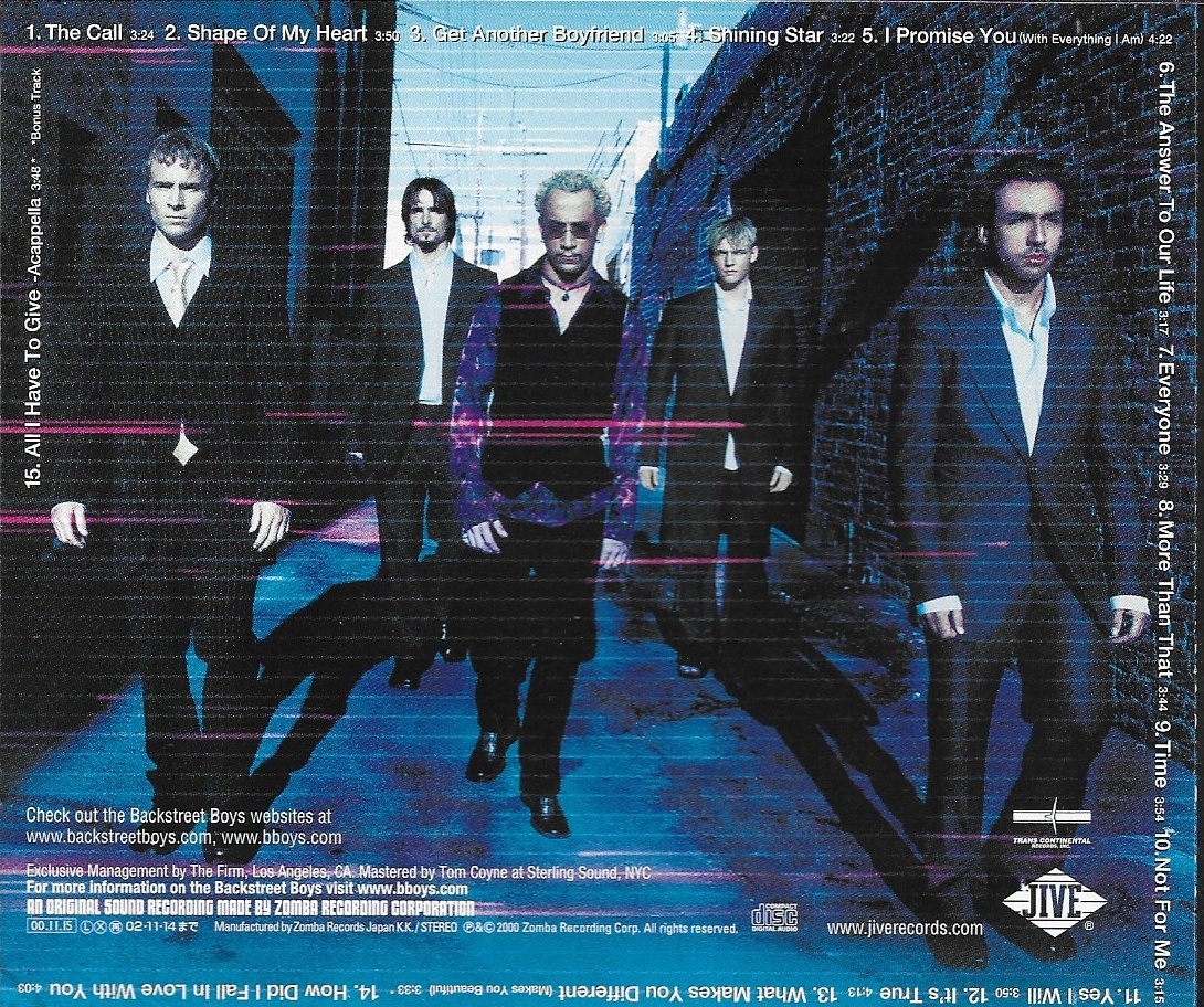 Used CD,Backstreet Boys - Black & Blue (B)(2000)(Japan)